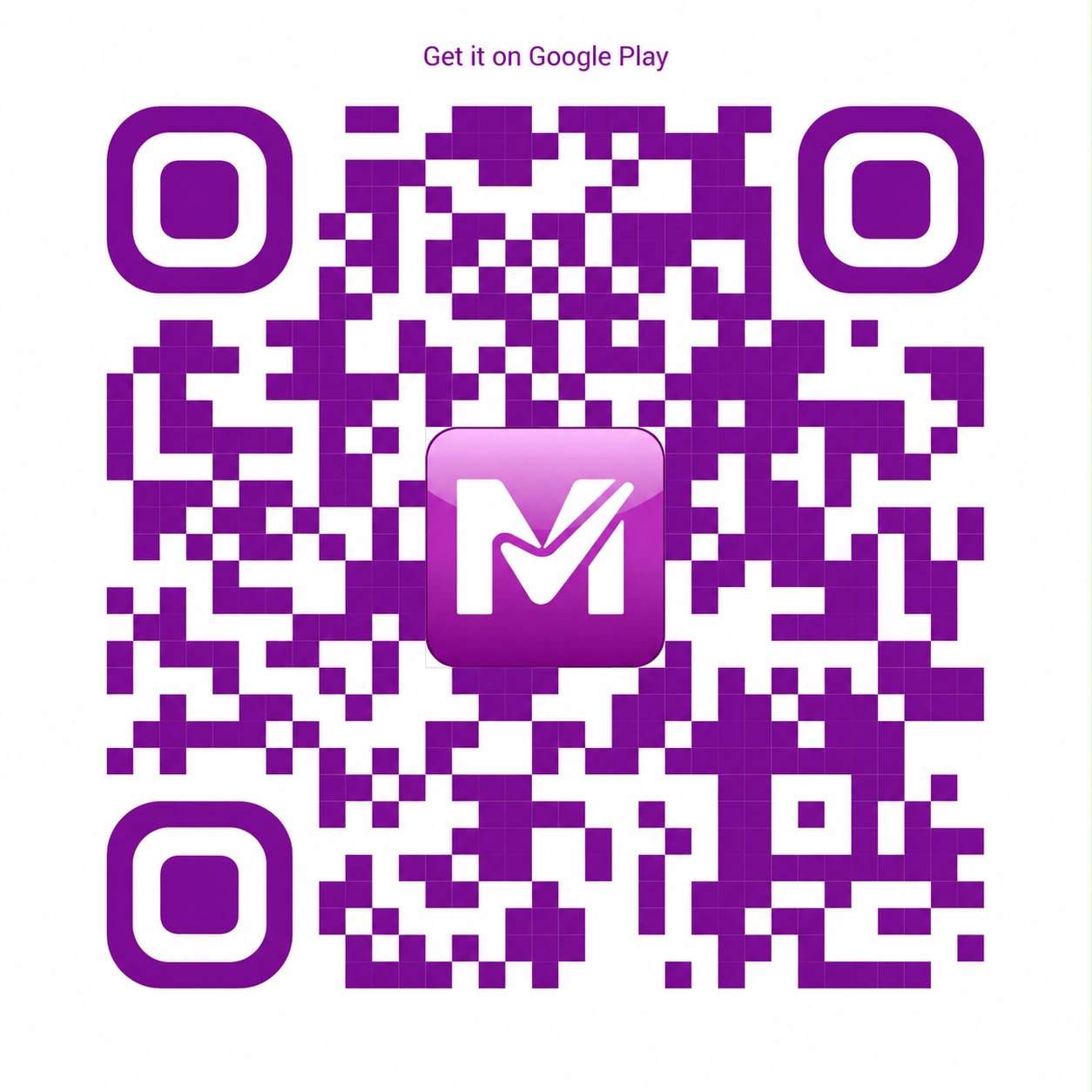 QR code to download MaxVot from Google Play